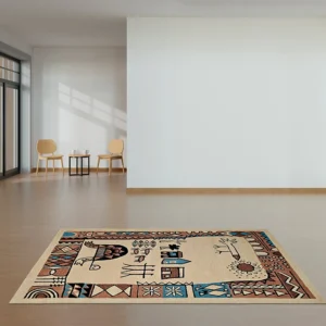 Multicolour Tribal Wool Rug