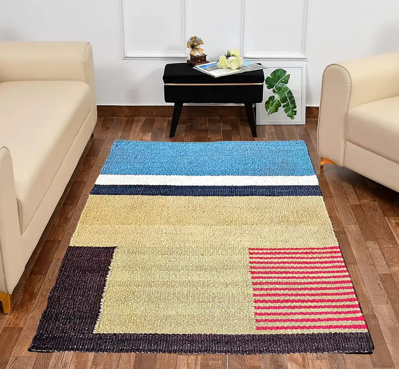Sandy Pail Geometric Jute Rug