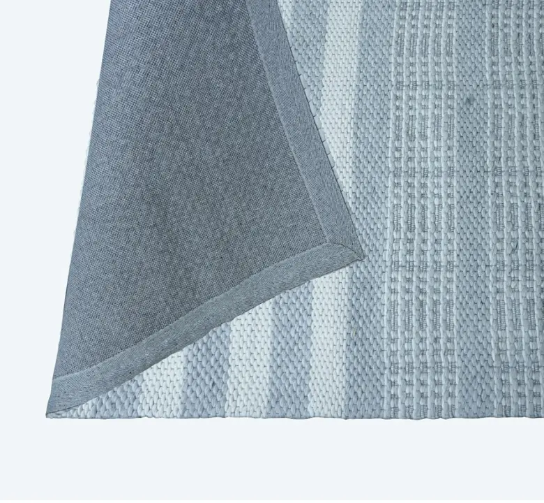 Grey Wool Jacquard Rug - Image 2