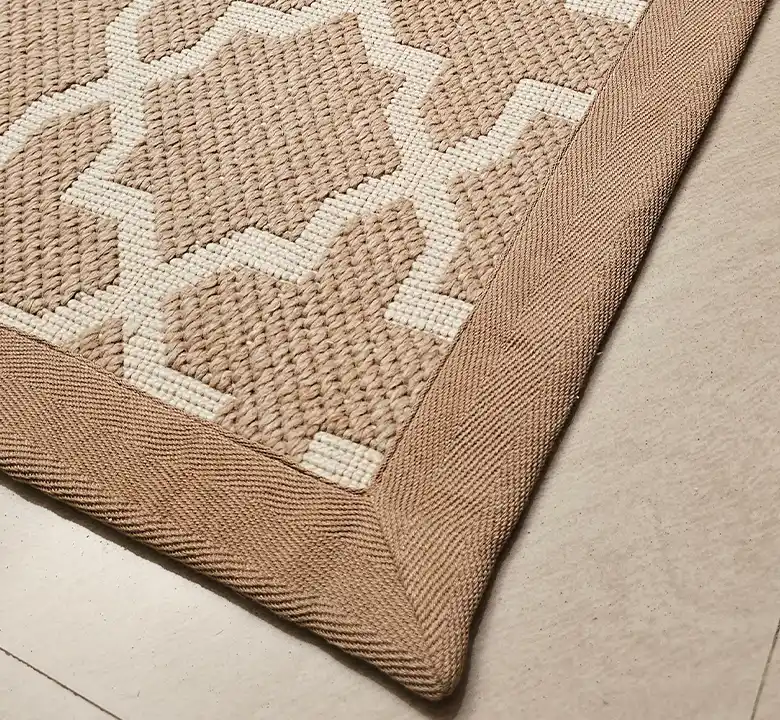 Dark Beige Floral Wool Jacquard - Image 3