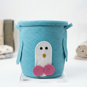 Blue Penguin Storage Basket