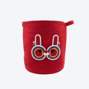 Red Bunny Storage Basket