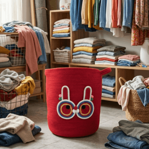 Red Bunny Storage Basket - Image 4