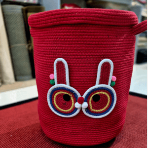Red Bunny Storage Basket - Image 3