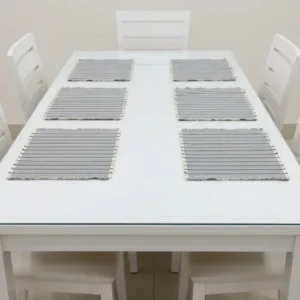 Handwoven Striped Cotton Placemat