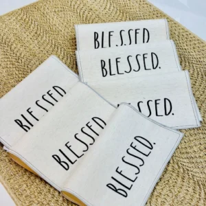 Rustic Canvas Table Placemat Set