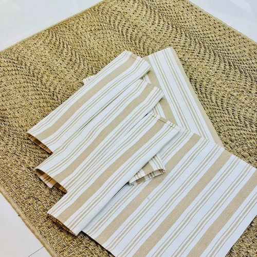 Stripe Cotton Placemat Set