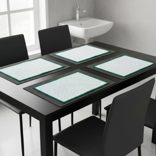 Grid Contrast Table Mats