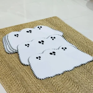 Monochrome Ghost Cotton Placemat