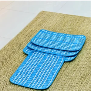 Blue Quilted Placemats