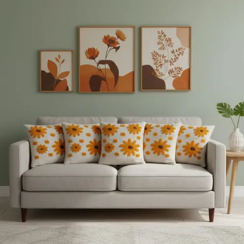 Sunflower Cushion Cover