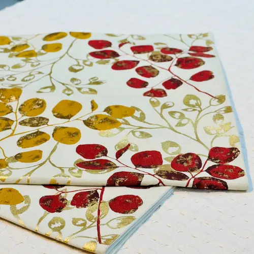 Foil-Printed Table Runner