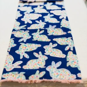 otanical Bunny Navy & Pastel Runner