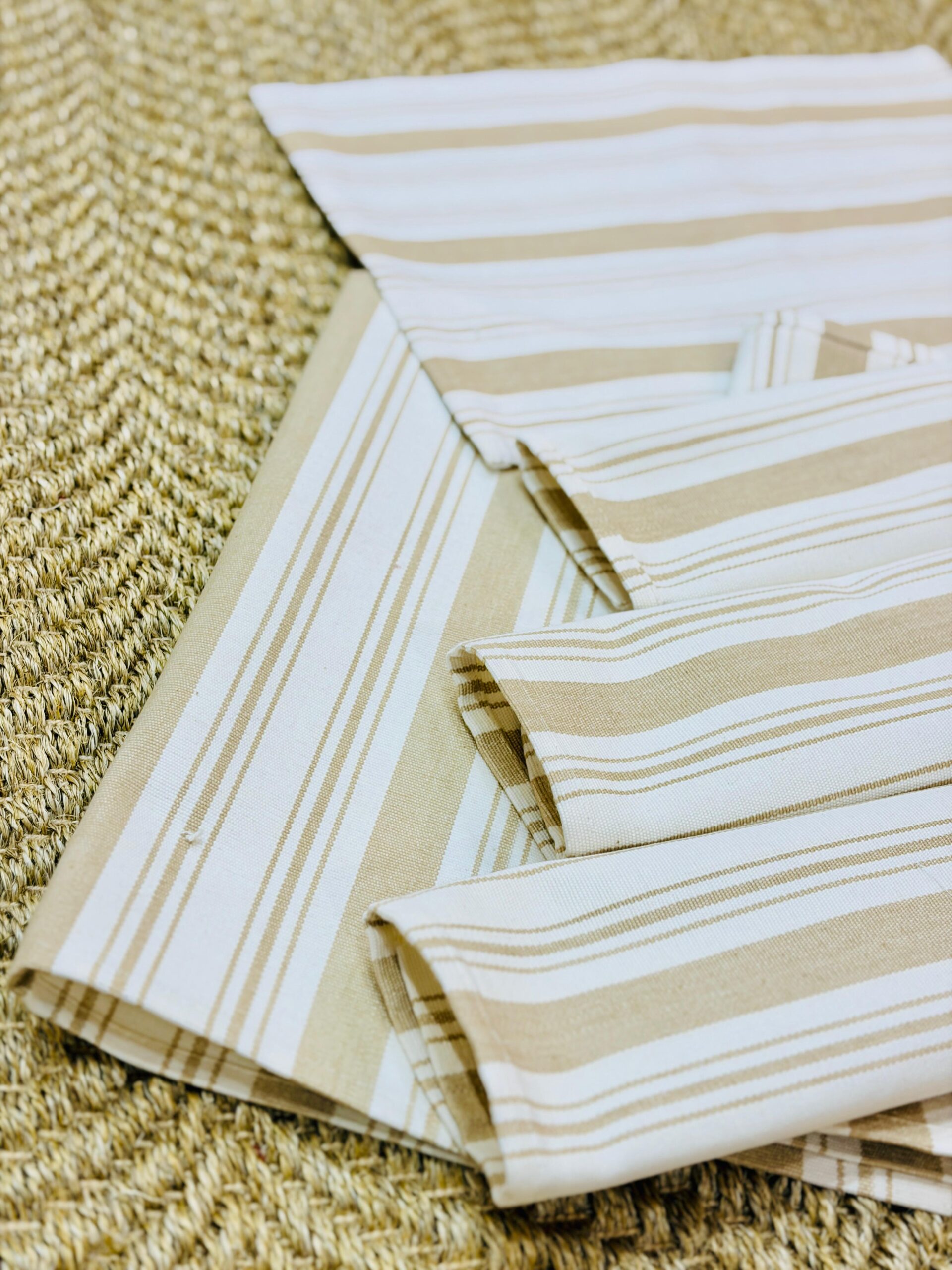 Stripe Cotton Placemat Set - Image 2