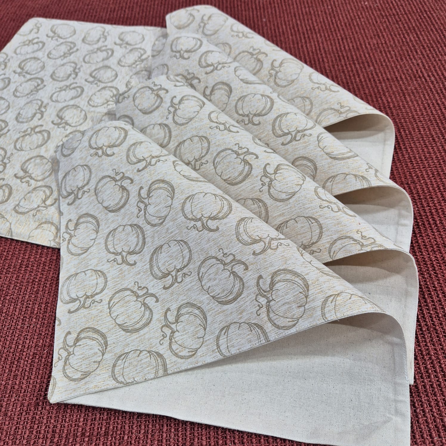 Gilded Autumn Vine Table Mats - Image 2
