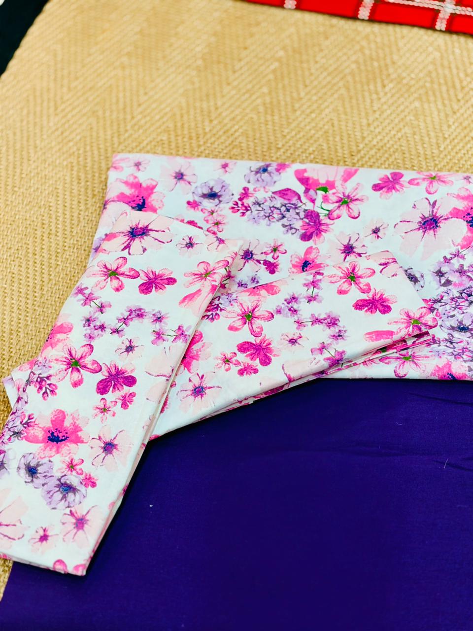Blush Blossom Floral Bedsheet Set - Image 3