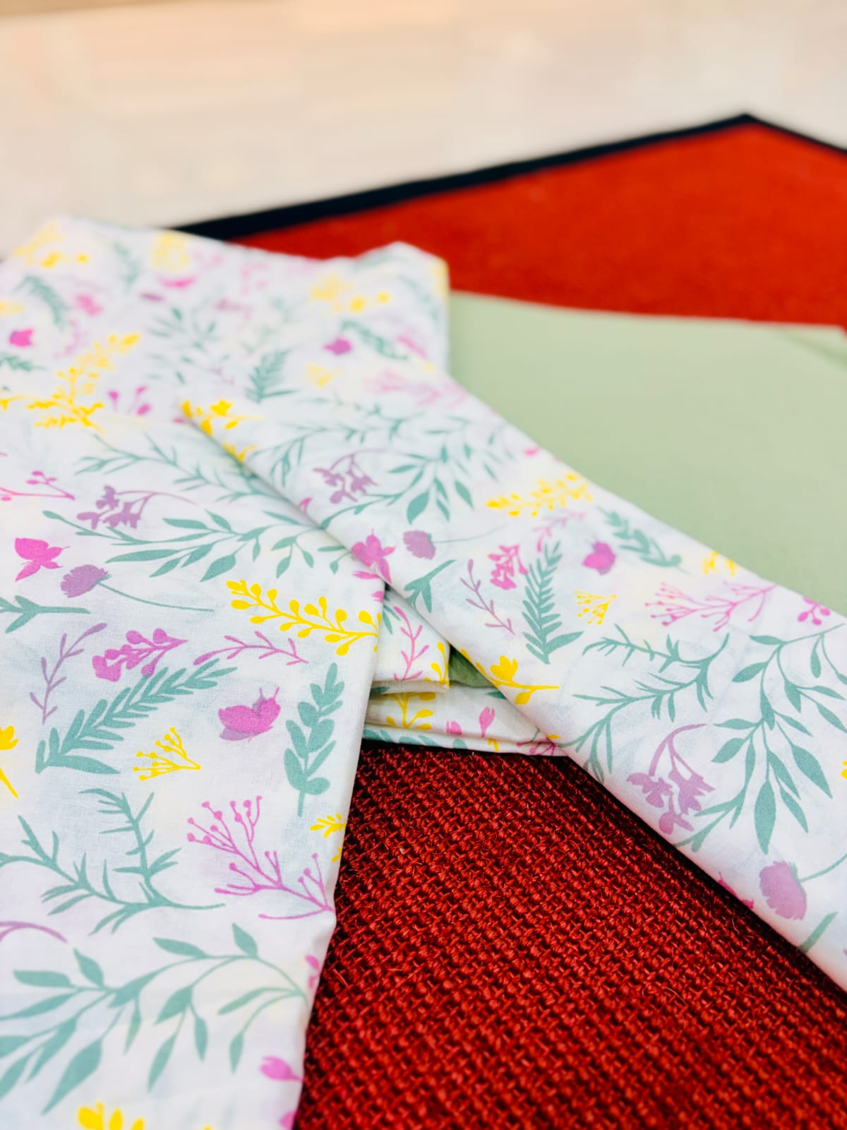 Spring Meadow Pastel Floral Bedsheet Set - Image 3