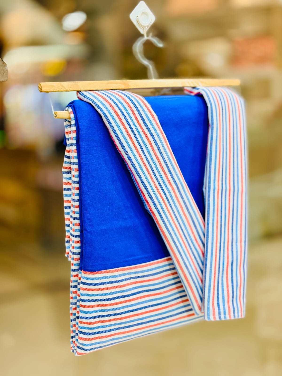 Classic Stripe Blue Comfort Bedsheet Set - Image 3
