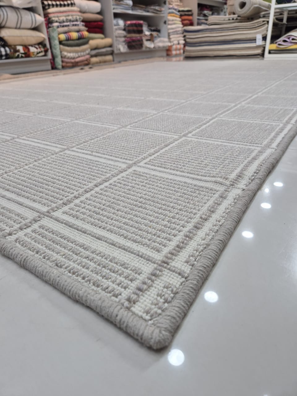 Slate Linear Border Carpet - Image 3