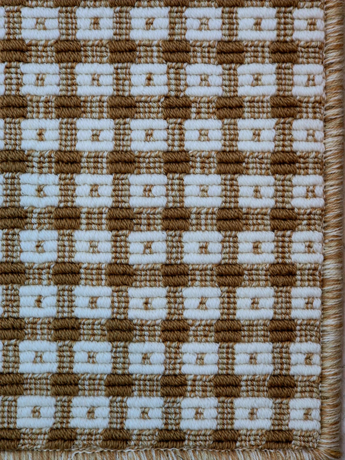 Sand & Ivory Check Area Rug - Image 4