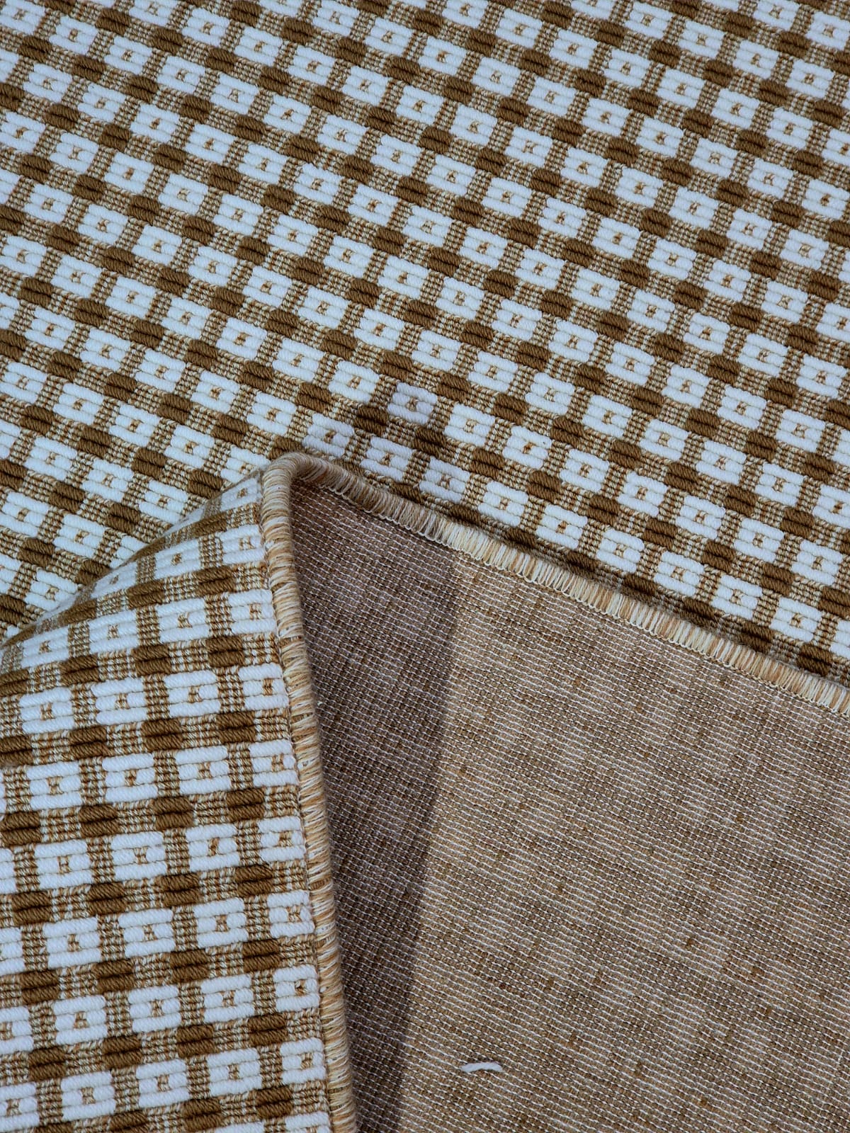 Sand & Ivory Check Area Rug - Image 3