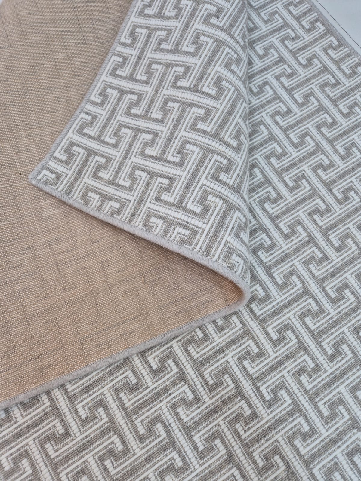 Greek Key Bordered Rug - Image 3