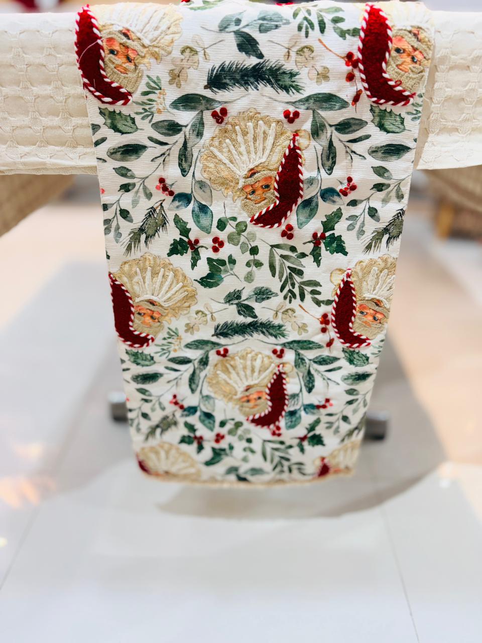 Festive Santa Charm Table Runner - Image 3