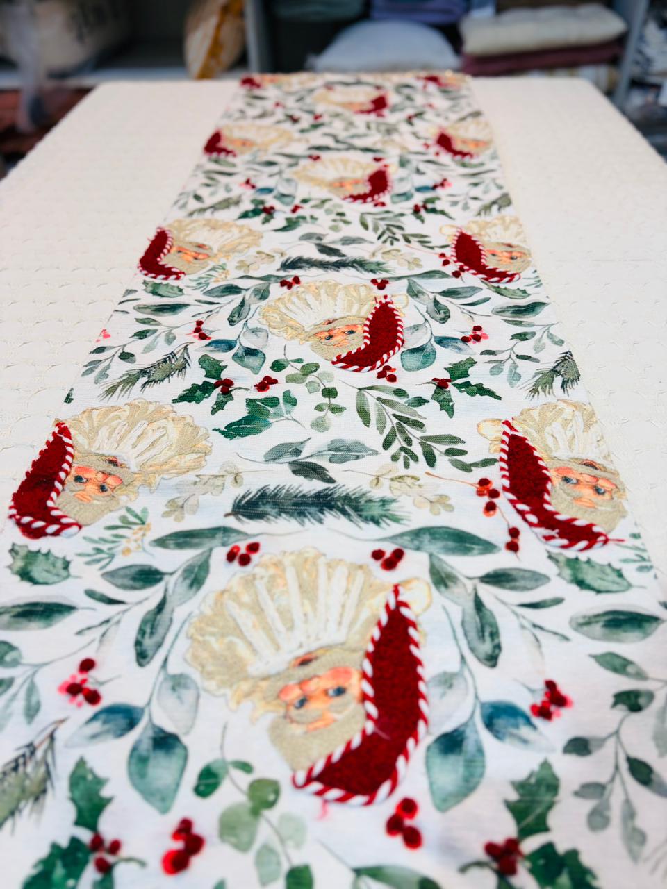 Festive Santa Charm Table Runner - Image 2