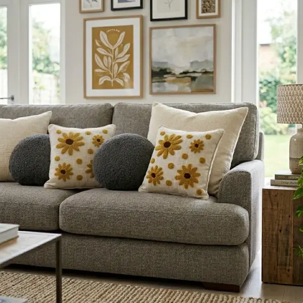 Sunflower Cushion Cover - Image 2