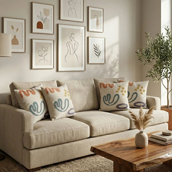 Artistic Waves Cushion - Image 2
