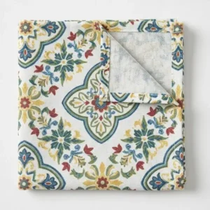 Meadow Bloom Floral Cotton Table Cloth