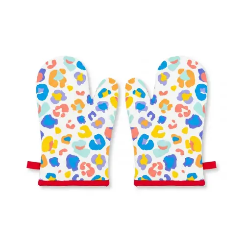 ColorPop Leopard Print Heat-Resistant Oven Mitt