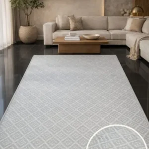 Diamond Weave Soft-Tone Living Room Carpet