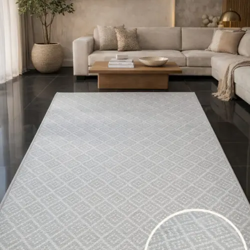 Diamond Weave Soft-Tone Living Room Carpet