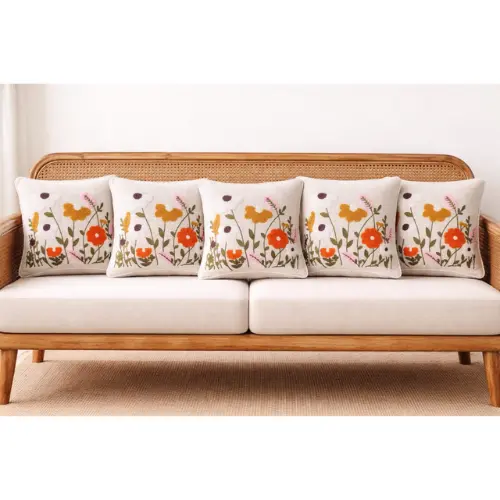 Wild Meadow Floral Cushion Cover