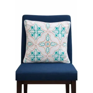 Aqua Mosaic Printed Cushion Cover