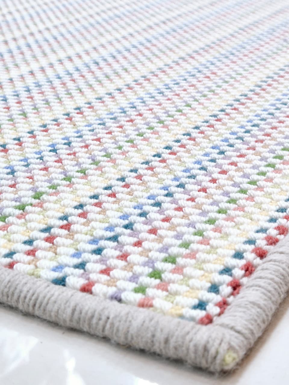 Rainbow Mosaic Modern Area Rug - Image 3