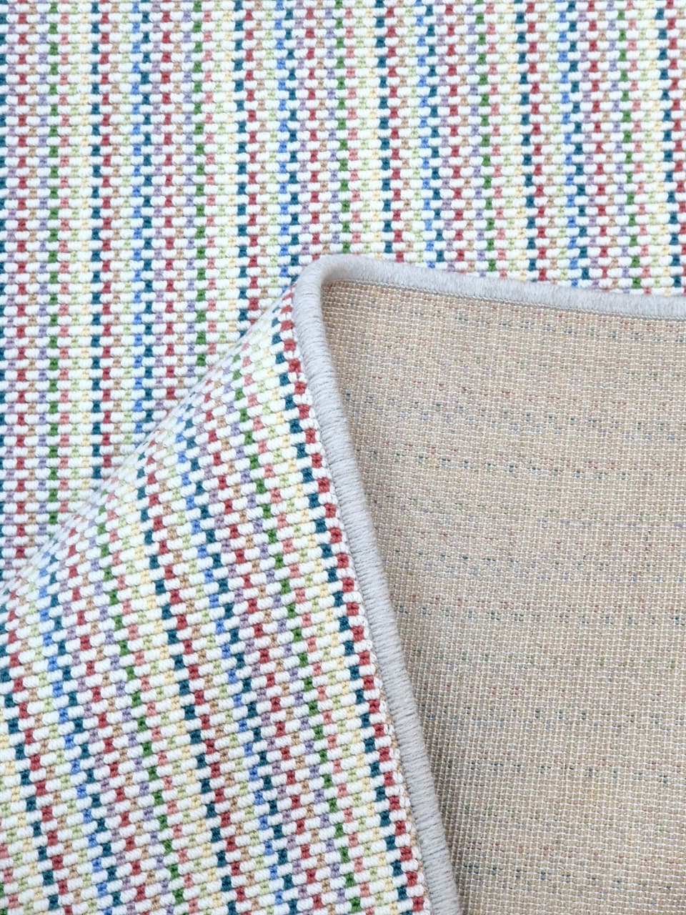 Rainbow Mosaic Modern Area Rug - Image 2