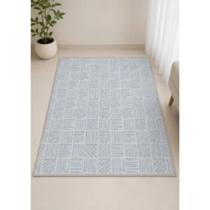 Skyline Grid wool carpet