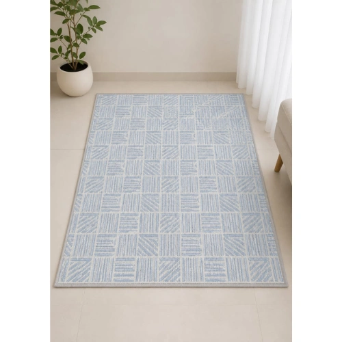 Skyline Grid wool carpet