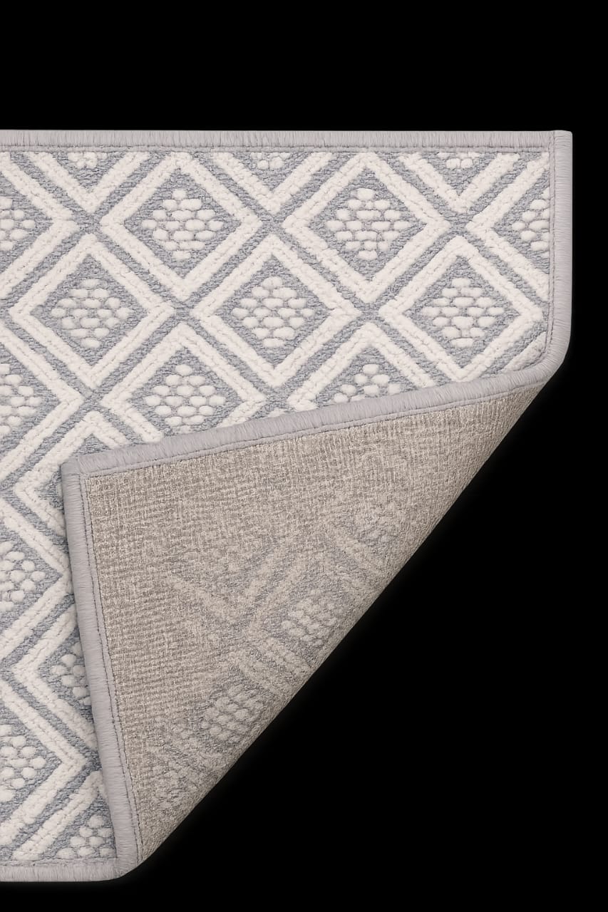 Geometric pattern NZ Wool carpet - Image 2